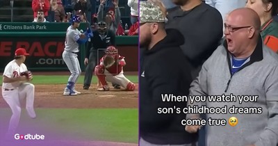 Dad's Heartwarming Reaction to Watching Son Fulfill MLB Dream