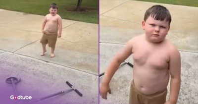 This Little Guy Won't Let Anything Happen to His Grandmother