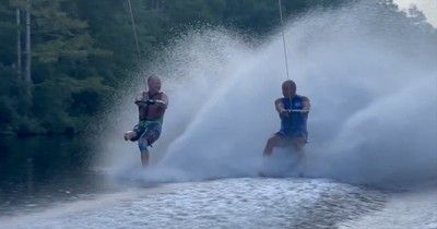Barefoot Water Skiing With a One Legged Man