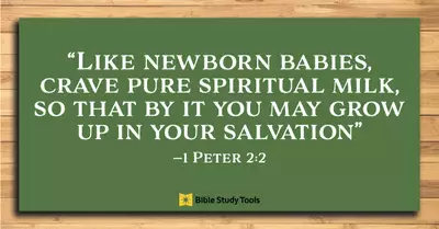 1 Peter 2 2 Like Newborn Babies Crave Pure Spiritual Milk