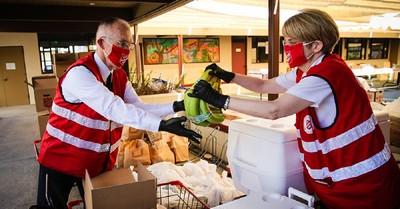 Salvation Army Volunteers, The Salvation Army starts red kettle campaign early to meet greater need