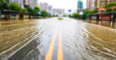 A flooded street, The Billy Graham Rapid Response Team heads to Kentucky to provide aid