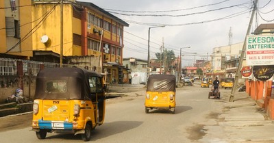 A Nigerian street, Christians killed and kidnapped in an attack on a worship service in Nigeria