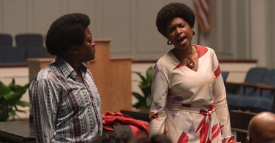 Jennifer Hudson in "Respect", "Respect" highlights the faith and life of Aretha Franklin