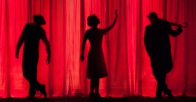 People performing on stage, Teachers union promotes play feature a transgender Jesus