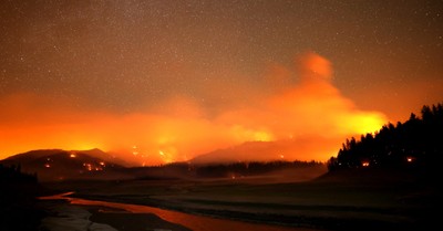 The Salt Fire, more than 50 large fires burn through the US West