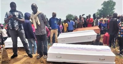 Funeral by Anglican Diocese of Jos for 17 of 33 Christians killed on Aug. 25, Christians Slain in and Near Jos, Nigeria
