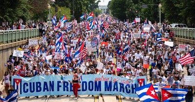 Americans protesting for Cuban freedom, Pastor arresting in Cuban for protesting the communist regime