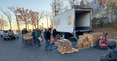 A food bank in a truck, As COVID continues, church-run food pantries and ministries adapt and expand