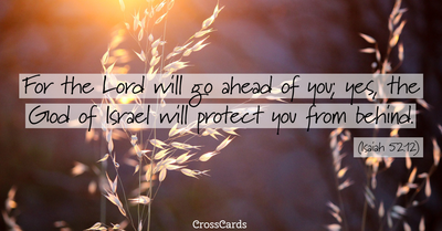 Your Daily Verse - Isaiah 52:12