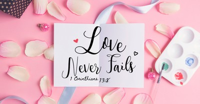 Perfect gift!!!! new with tags Love never fails Details about   Briarwood Home Scripture Rock 