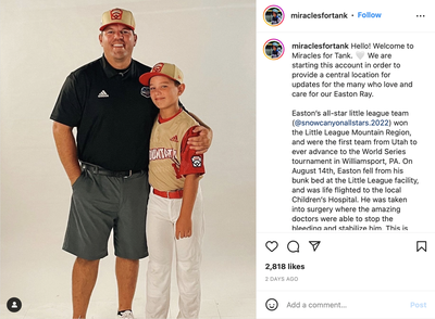 Easton Oliverson: Little League World Series player critically