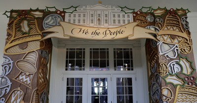 First Lady Unveils 'We the People' Themed White House Holiday Decorations