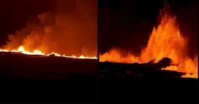 Iceland Declares State of Emergency as Volcano Erupts