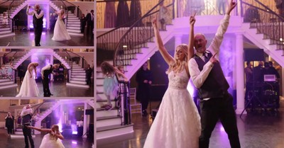   Father-Daughter Wedding Dance Turns into Epic Viral Routine