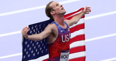 American Gold Medalist Cole Hocker Says ‘God Carried’ Him in 1500 Shocker