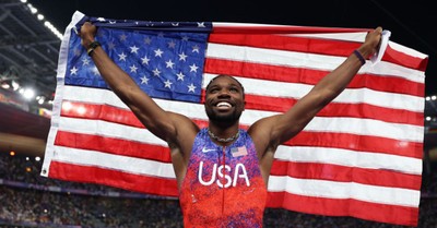 ‘World’s Fastest Man’ Noah Lyles Praises God after Winning Olympic Gold Medal 