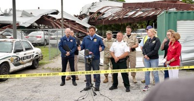 Florida Escaped ‘Biblical’ Catastrophe Thanks to Hurricane Milton’s Weakening, DeSantis Says 