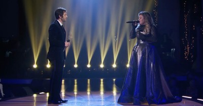 Josh Groban and Kelly Clarkson Sing ‘All I Ask Of You’ Duet