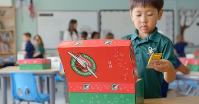 Students Spread Christ’s Love through Operation Christmas Child Initiative