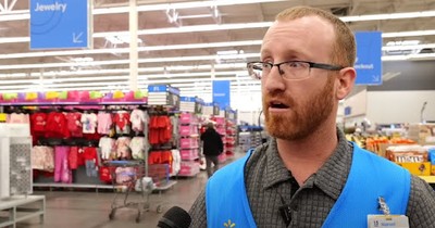 Walmart Employee Coach Justin Helps Mom and Autistic Child During Meltdown