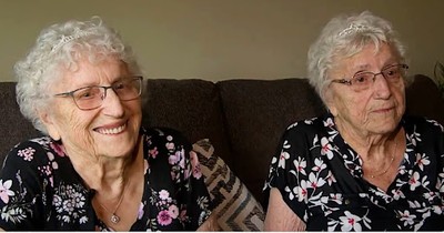 98-Year-Old Twins Cherish Life, Love, and Faith While Living Next Door to One Another