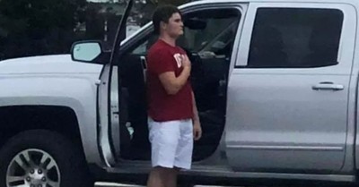 Teen Was Leaving Football Practice When He Heard the National Anthem Chords Start to Play
