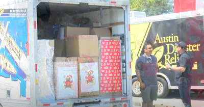 Firefighters Come From California to Bring Gifts to Children After Texas Bus Crash