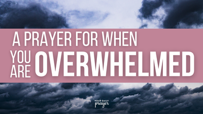 A Prayer for When You Are Overwhelmed by Suffering in the World | Your Daily Prayer