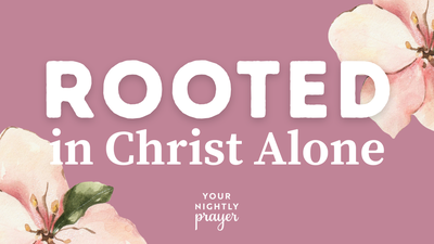 Rooted in Christ Alone | Your Nightly Prayer