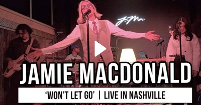 Jamie MacDonald Performs 'Won’t Let Go' Live at Nashville Album Release Party