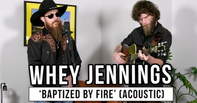 Whey Jennings Delivers Raw Acoustic “Baptized By Fire,” Honoring Legacy and Redemption