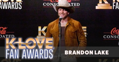 Brandon Lake Talks Baptisms, Staying Humble and Finding Rest Back Home | 2026 K-LOVE Fan Awards