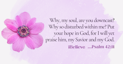 Your Daily Verse - Psalm 42:11 - August 3rd