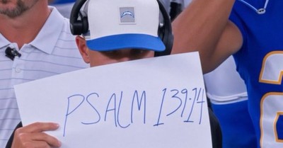 NFL Coach Makes Bold Faith Statement with Bible Verse on Play Sheet