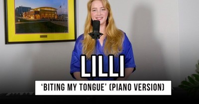 Australian Christian Singer LILLI Performs 'Biting My Tongue' | Piano Version