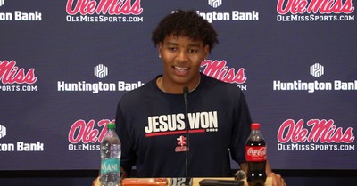 Ole Miss’ Trinidad Chambliss Declares ‘Jesus Won,’ Apologizes for Profanity after Big Win