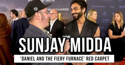 Shadrach Actor Sunjay Midda Reveals He Cried for Hours Filming the Fiery Furnace Scene