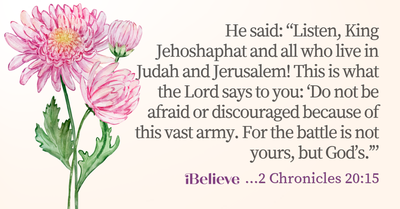 Your Daily Verse - 2 Chronicles 20:15 - October 23rd