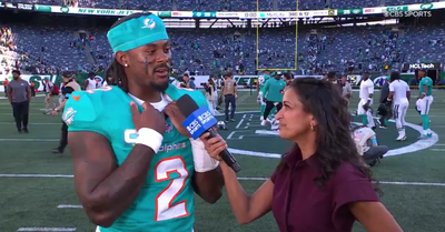 Malik Willis Points to Jesus after Leading Dolphins to First Victory of Season