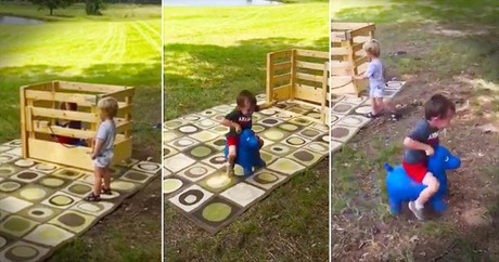 This Tiny Cowboy Completely STOLE My Heart With His 'Bull' Riding!