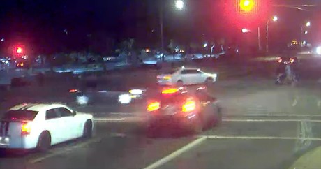 Couple Pushing Stroller Through Interaction Narrowly Escape Drunk Driver