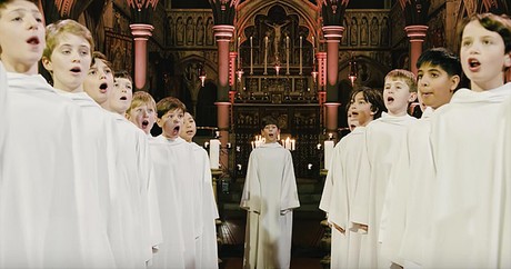 Talented Choir Of Boys Sing 'Carol Of The Bells'