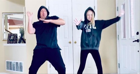 Daddy-Daughter Dance Off During Quarantine Has Unexpected Ending