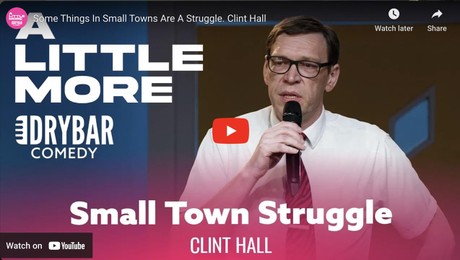 Some Things In Small Towns Are A Struggle. Clint Hall
