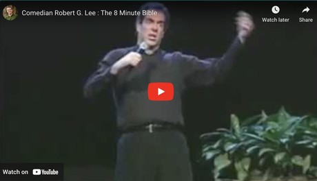 Comedian Robert G. Lee : The 8 Minute Bible