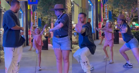Family Wows With 'Kung Fu Fighting' Dance In Las Vegas