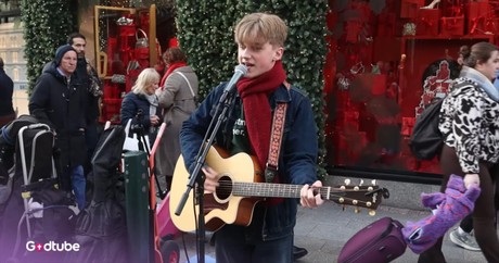 This Busker Nails a Rendition of CCR’s ‘Fortunate Son’