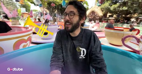 Josh Groban Takes Rapid-Fire Questions Mid-Teacup Ride
