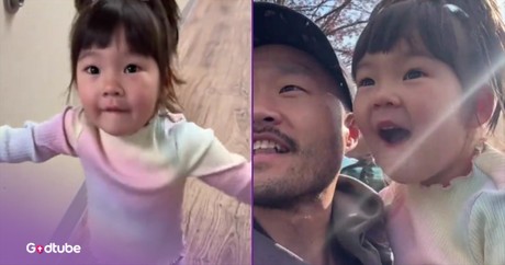 Dad and Daughter’s Sweet Reaction to a Rainbow Will Melt Your Heart